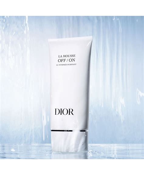 dior on/off cleanser|Dior la mousse off on foaming cleanser.